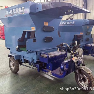 电动撒料车 喂料车源头生产厂家 牛羊养殖撒料机 投料车