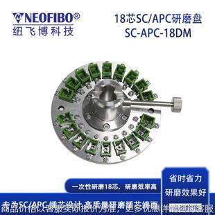 厂家光纤研磨夹具 德迈18芯SC光纤连接器APC端面抛光研磨夹具