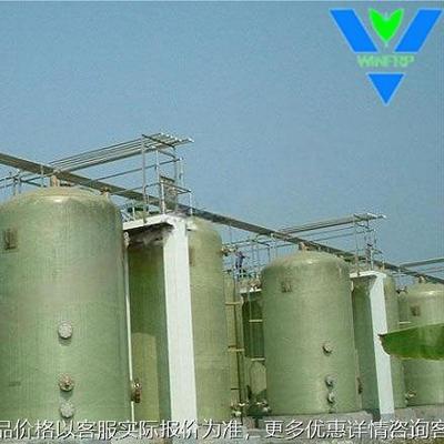 智胜玻璃钢罐厂家100立方玻璃钢盐酸罐耐酸碱防腐消防水罐可定制