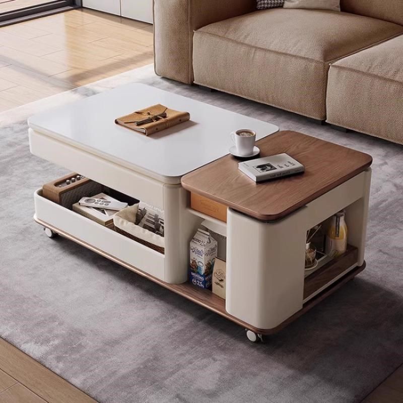 茶几客厅家用沙发边柜小户型推车升降旋转岩板边几,住宅家具,移动边几/推车,淘宝优惠券,粉丝福利购,淘宝优惠卷