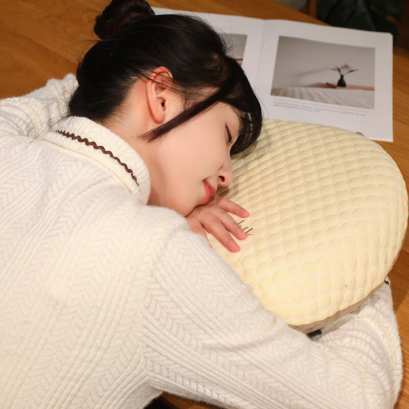 冰豆豆水豚睡觉单人枕头夏季床上抱枕记忆棉拆洗学生午睡枕女生,居家布艺,午睡枕,淘宝优惠券,粉丝福利购,淘宝优惠卷