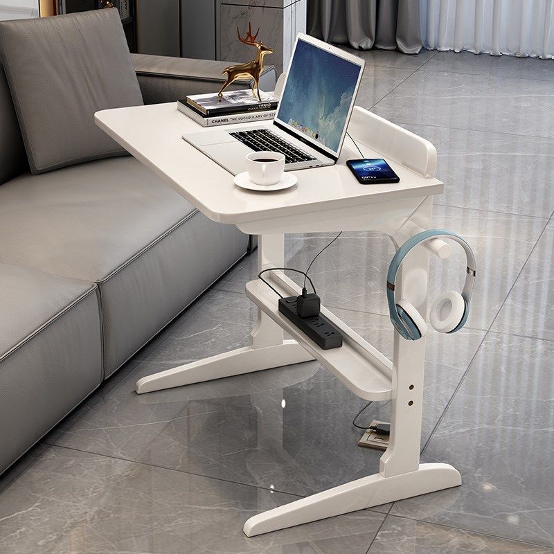 实木学生书桌家用床边桌客厅沙发边几落地电脑桌,住宅家具,床边桌,淘宝优惠券,粉丝福利购,淘宝优惠卷