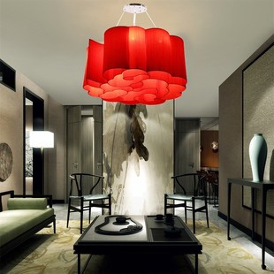 新吊灯包厢创意酒店工程大堂会所包间饭店异形祥云豪华灯