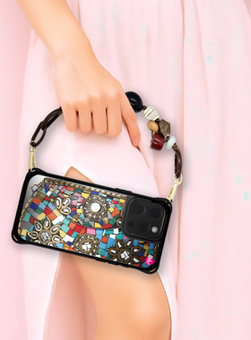 iPhone16ProMax磁吸手机壳 复古个性镜面保护壳 iPhone16系列欧式哥特风手机套