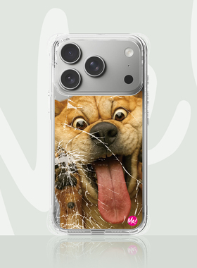 苹果iPhone17ProMax手机壳MagSafe磁吸搞笑小狗Meme萌宠表情保护壳 磁吸防摔