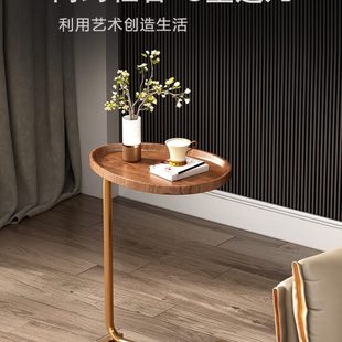 轻奢边几简约客厅小边桌艺术风小茶几民宿酒店床头迷你桌沙发边柜