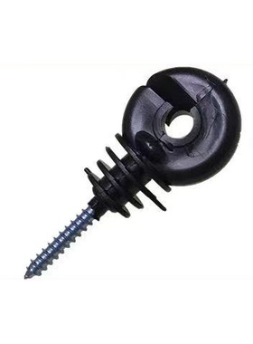 电子围栏绝缘扣自攻型绝缘子红色绝缘钉畜牧养殖牧场电网使用胶钉