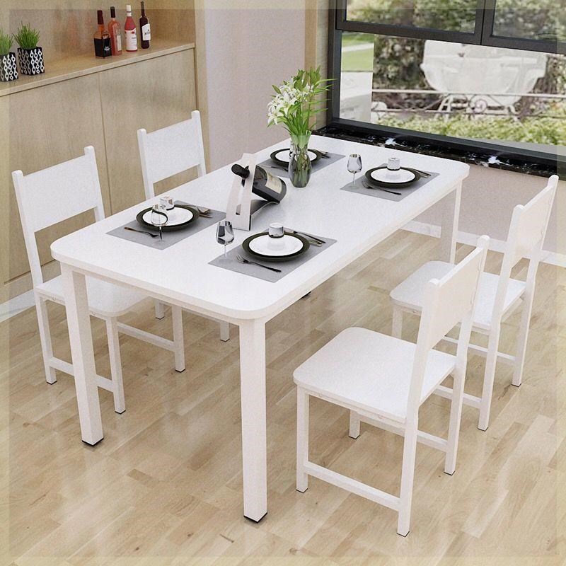 餐桌椅家用吃饭桌子小户型长方形快餐桌椅饭店小吃店餐桌椅