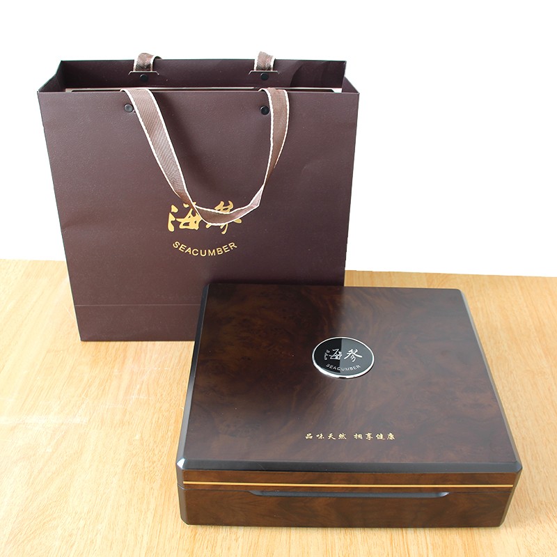 新款海参包装盒海参礼盒半斤一斤辽参刺参淡干海参木盒礼品盒