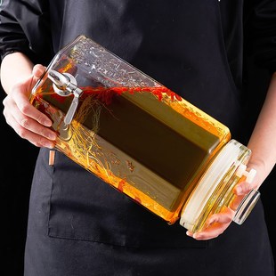 泡酒酒瓶端无铅档密封酒罐酒缸酒坛子泡药酒玻璃瓶