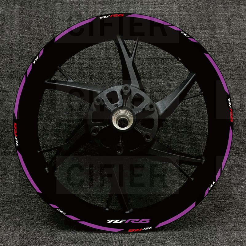 R R1 R贴纸YZFR7R15R轮毂改装个性轮圈反光贴花CIFIER