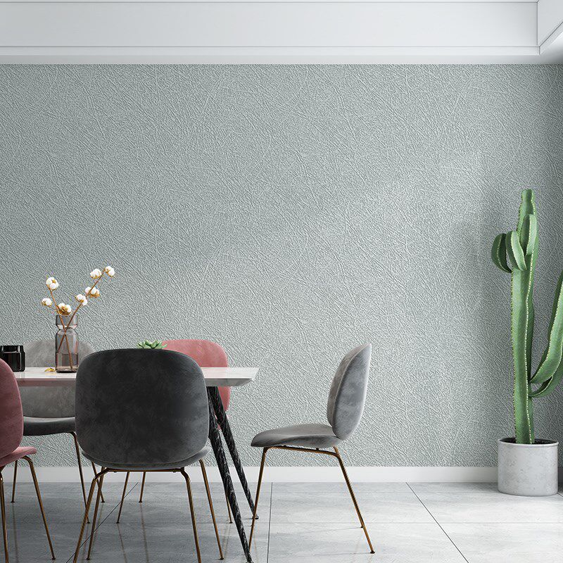 新款电视背景墙壁布卧室纯色现代素色墙布无缝全屋蚕丝纹