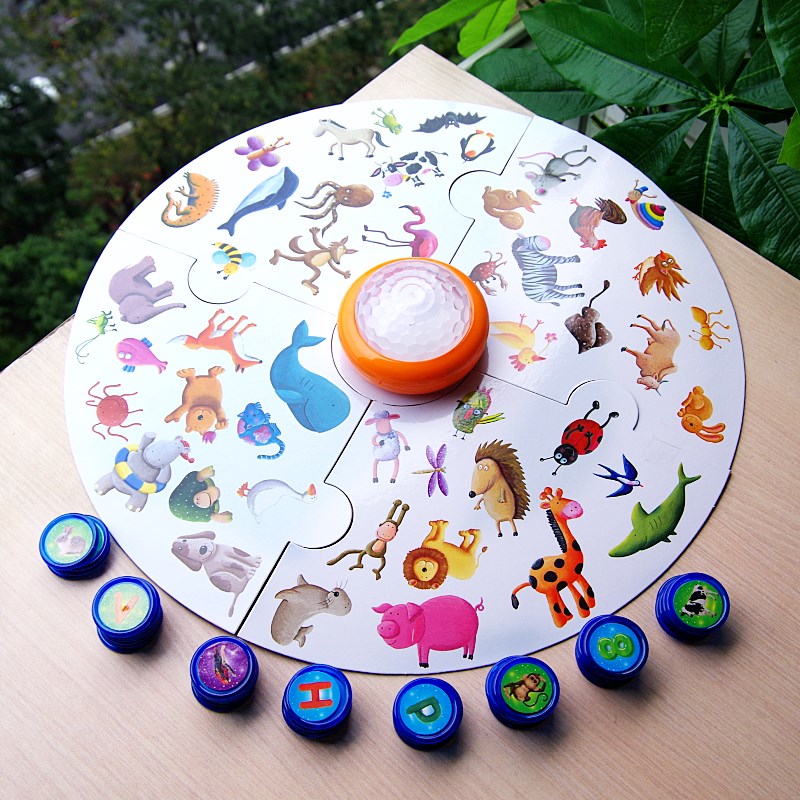 观察力专注力反应力2-3-4-6岁亲子互动益智玩具早教桌面找图游戏