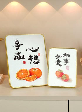 暖居平安喜乐客厅鞋柜电视柜桌面装饰品入户乔迁新居玄关摆台