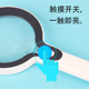 放大镜倍老阅读手持式 充电带灯老年用看书扩大镜光学倍非球面鉴定