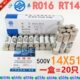 RT14高分断熔断器 14X51 500V陶瓷保险丝管 沪丰R016 20A40A RO16
