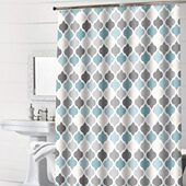 浅灰防水浴帘卫生间防水窗帘门帘隔断遮挡帘小清新蓝粉色灯笼帘子