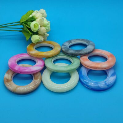 静音罗马窗帘圈圈环扣环窗帘配件辅料环圈孔打孔环罗马杆挂环吊环