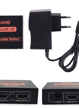 4k HDMI Splitter Full HD Switch 1X2 Split 1 in 2 Out Amplif