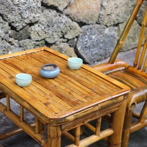 五竹椅竹制茶几靠背椅竹编竹凳子靠背竹椅老人椅老式竹茶几竹茶桌