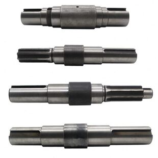 中联重科环卫车配件风机传动轴洗扫车扫路车配件风机轴花键平键