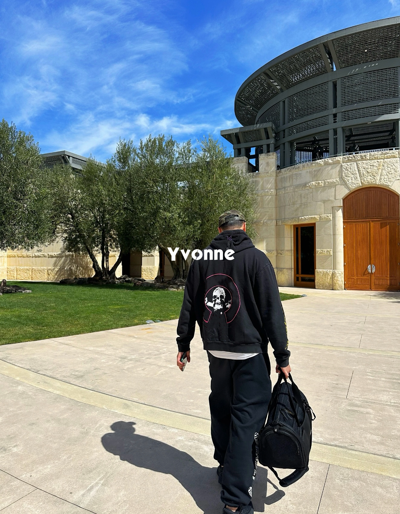 thumbnail for Independent Foti official website limited Harris multi-element printed colored hoodie oversize loose fit