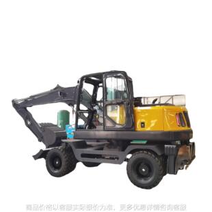轮式挖掘机中小型轮挖反铲挖机挖土机excavator钩机履带小挖微挖