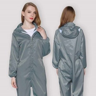 可印字 防水防油防尘服喷漆服连体雨衣摩托车男连帽工作服套装