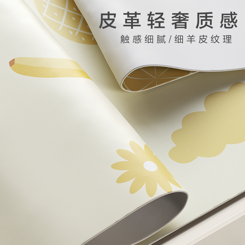 皮革书桌垫子写字台桌垫可爱小清新少女学生儿童护眼学习桌桌布