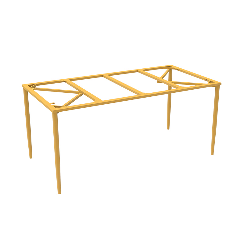 铁艺加粗桌腿支架大理石餐桌脚办公桌架子茶几脚电脑桌子脚定制