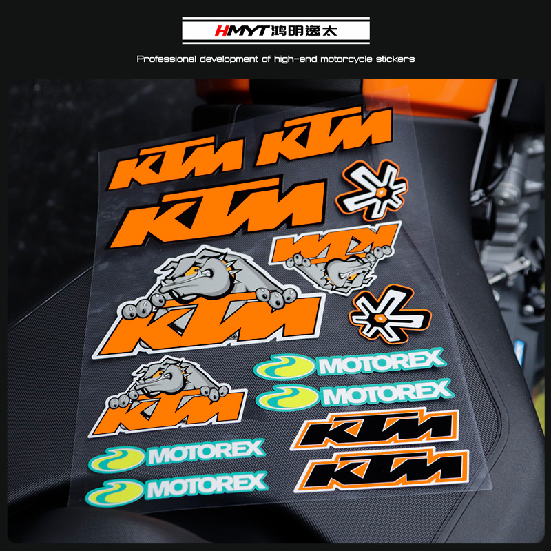 适用KTM摩托车贴DUKE790890RC390ADV改装1090反光贴花贴纸防水贴