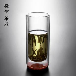 天久璃匠防烫双层高硼硅玻璃杯耐高温泡绿茶杯水杯子男女专用家用