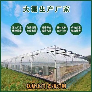 椭圆骨架养殖种植钢管大棚全套家用鸡鸭养猪牛羊蔬菜养鸡温室连栋