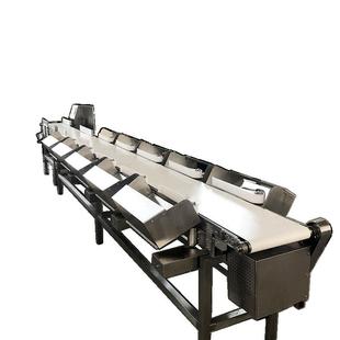 厂家供应禽肉类重量分选机鸡鸭酮体重量分拣机皮带式在线分级机