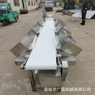 河豚鱼分拣机皮带式重量分级机重量分拣机鱼全自动称重分级机