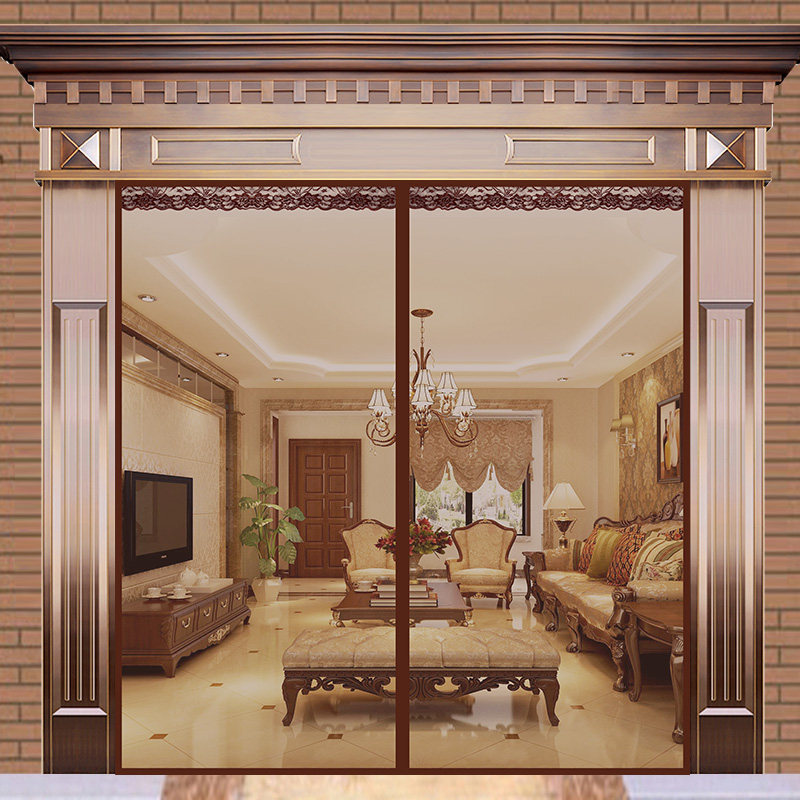 防蚊门帘高档夏季磁性软纱门定做大门铝合金沙门帘防蚊子苍蝇纱窗,居家布艺,门帘,淘宝优惠券,粉丝福利购,淘宝优惠卷