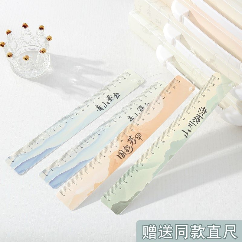 国风系列多层文件夹小学生用透明插页试卷收纳袋a4大容量风琴包初