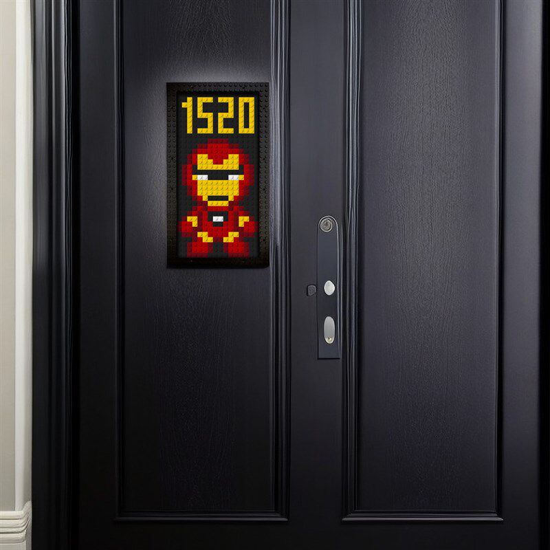 钢铁侠卡通搞笑门牌家用定制号码牌宿舍寝室男生卧室创意网红款