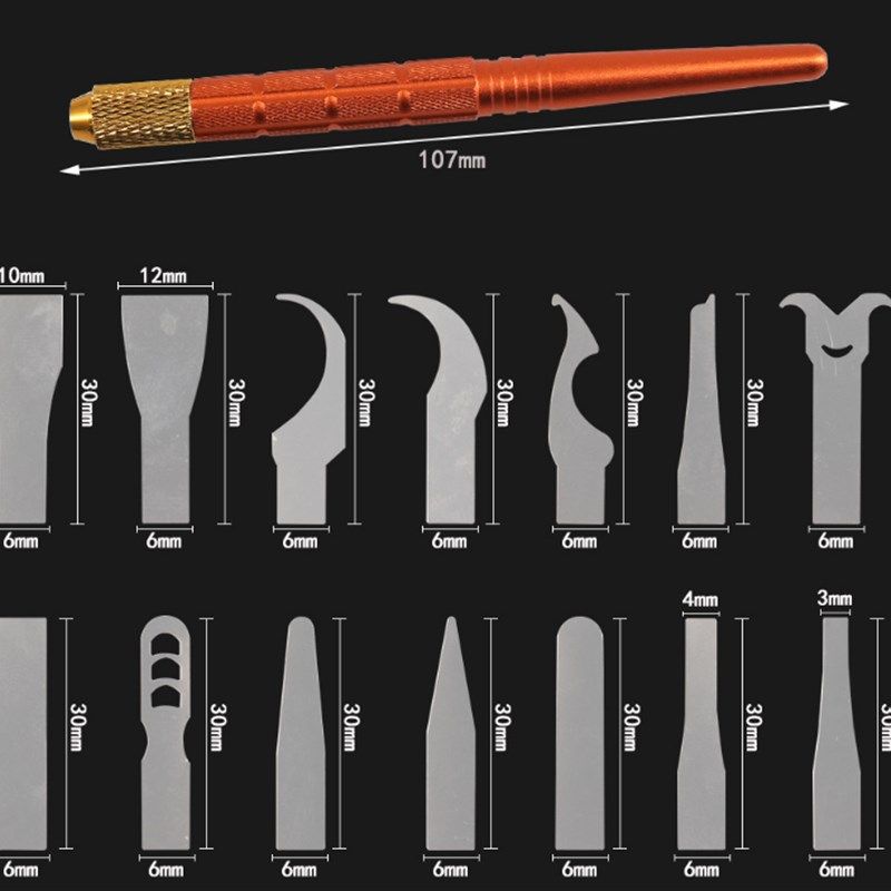 多功能除胶刀片 拆cpu撬刀手机主板维修芯片拆卸焊接工具铲刀片,五金/工具,刀片,淘宝优惠券,粉丝福利购,淘宝优惠卷