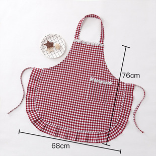 透气网红工作服女 薄款 2023新款 围裙厨房家用纯棉餐饮专用做饭夏季