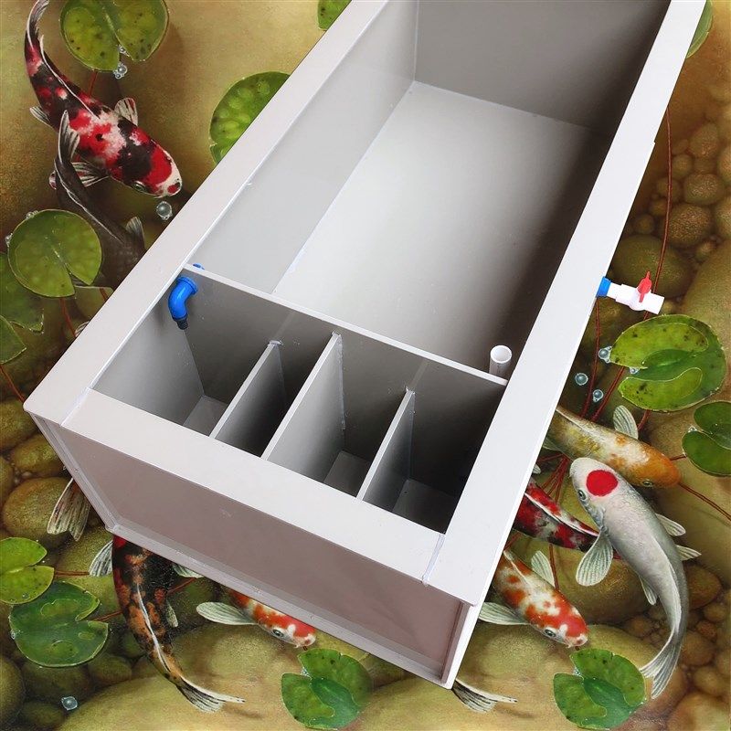 定制订做鱼缸加厚PP塑料板侧过滤盒养乌龟锦鲤大型市场卖海鲜水箱