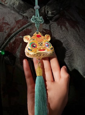 朱炳仁铜 粽有喜事粽子挂件高考中考毕业季礼物手把件醒狮