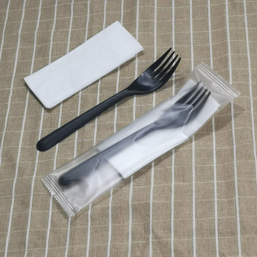 一次性叉子套装勺子水果沙拉塑料独立蔬菜色拉餐具甜品叉加厚叉勺