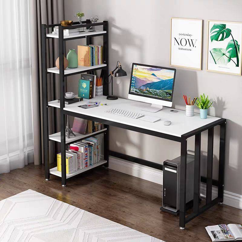 双人书桌学生学习桌多人电脑桌台式家用办公桌两个人简易桌子实木