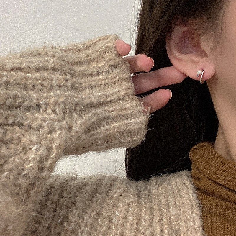 srrmhyn日常敲百搭耳钉睡觉不用摘的耳环个性小珍珠耳圈女耳扣,节庆用品/礼品,文化创意手环,淘宝优惠券,粉丝福利购,淘宝优惠卷