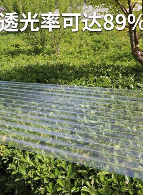 FRP小波浪采光板透明玻璃钢纤维瓦雨棚阳光房850型包邮