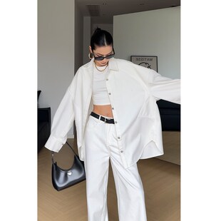 两件套套装 CIZZLEMORE 长裤 牛纯棉舒适结构外套 松弛感时尚