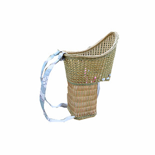 包邮竹编背篓背篼娃娃婴儿童宝宝小孩背娃背筐背椅背带椅四季通用