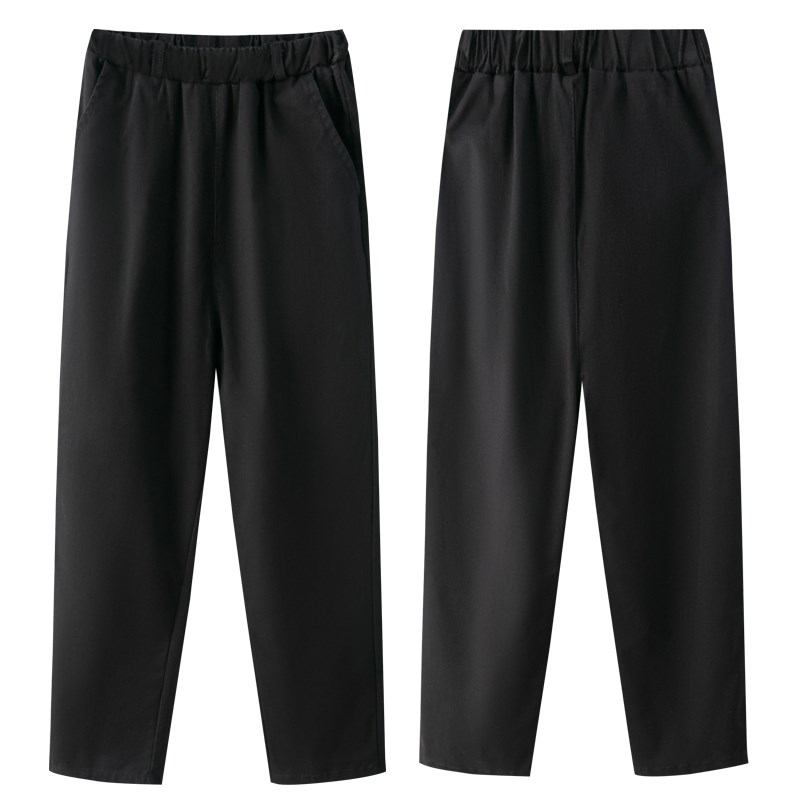 男童卡其色裤子儿童藏青直筒长裤女童休闲裤小学生校服裤黑色西裤