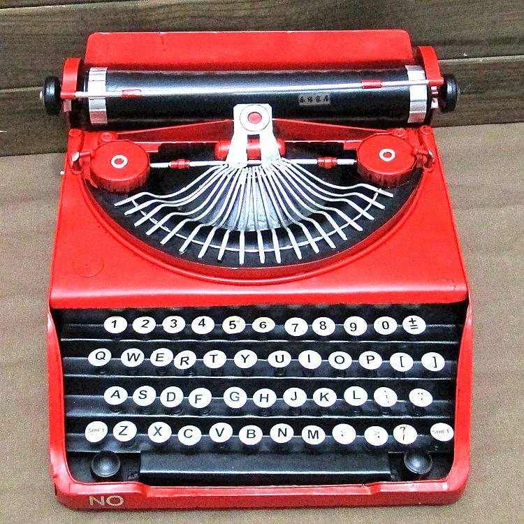 纯手工铁皮工艺摆设装饰品 橱窗布景酒吧摆件 复古老式打字机模型,家居饰品,装饰摆件,淘宝优惠券,粉丝福利购,淘宝优惠卷